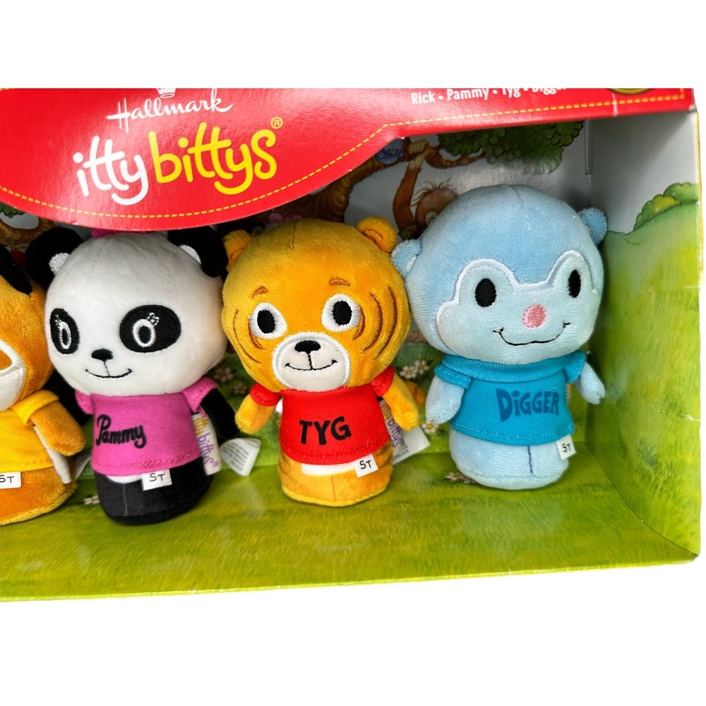 Hallmark Shirt Tales Itty Bittys Collector Set 4pk Rick Pammy Tyg Digger NIB - Picture 3 of 4